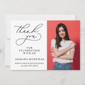 MERCI SIMPLE DE GRADUATION DE CALLIGRAPHIE SIMPLE (Devant)