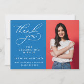 MERCI SIMPLE DE GRADUATION DE CALLIGRAPHIE SIMPLE (Devant)