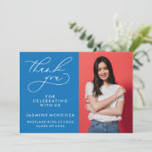 MERCI SIMPLE DE GRADUATION DE CALLIGRAPHIE SIMPLE (Debout devant)