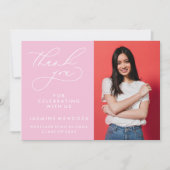 MERCI SIMPLE DE GRADUATION DE CALLIGRAPHIE SIMPLE (Devant)