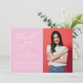 MERCI SIMPLE DE GRADUATION DE CALLIGRAPHIE SIMPLE (Debout devant)