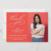 MERCI SIMPLE DE GRADUATION DE CALLIGRAPHIE SIMPLE (Devant)