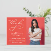 MERCI SIMPLE DE GRADUATION DE CALLIGRAPHIE SIMPLE (Debout devant)