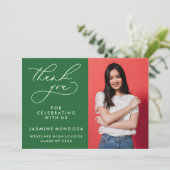 MERCI SIMPLE DE GRADUATION DE CALLIGRAPHIE SIMPLE (Debout devant)