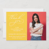 MERCI SIMPLE DE GRADUATION DE CALLIGRAPHIE SIMPLE (Devant)