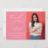 MERCI SIMPLE DE GRADUATION DE CALLIGRAPHIE SIMPLE (Devant)