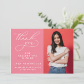 MERCI SIMPLE DE GRADUATION DE CALLIGRAPHIE SIMPLE (Debout devant)