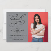 MERCI SIMPLE DE GRADUATION DE CALLIGRAPHIE SIMPLE (Devant)