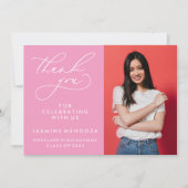 MERCI SIMPLE DE GRADUATION DE CALLIGRAPHIE SIMPLE (Devant)