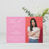 MERCI SIMPLE DE GRADUATION DE CALLIGRAPHIE SIMPLE (Debout devant)