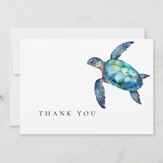 Merci simple de tortue de mer (Devant)