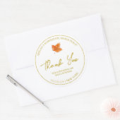Merci simple en sirop d'érable maison Étiquette (Enveloppe)