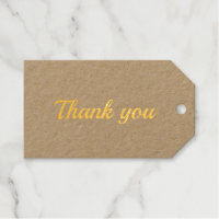 merci simple étiquette cadeau minime