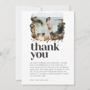 Merci simple Mariage photo