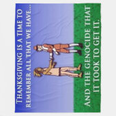 MERCI (Simulé) Couvertures en polaire (Devant)