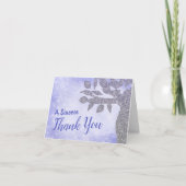 Merci Sincère Bleu Épais (Devant)