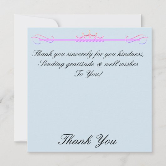 Merci Sincèrement (Devant)