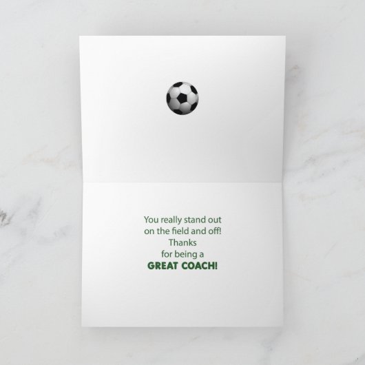 Merci Soccer Coach Grass Field (Intérieur)