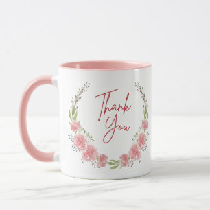 Merci Sous les fleurs Tasses de café