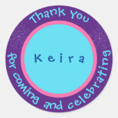 Merci Spideweb Fang-tastic - Étiquette Sticker (Devant)