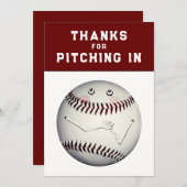 Merci sportif de baseball (Devant / Derrière)