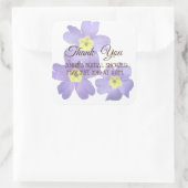 Merci, Stickers Fête des mariées Florale (Sac)