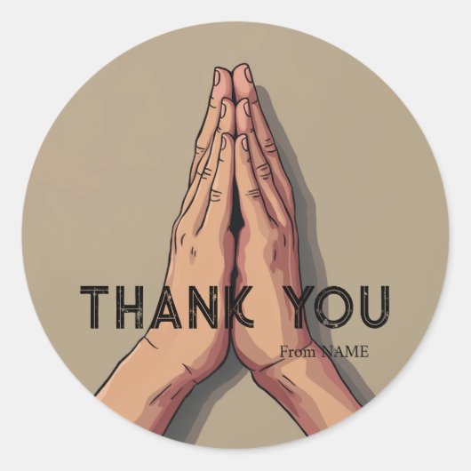 Merci Stickers & Labels (Devant)