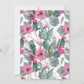 Merci succulent et floral de Bohème de | (Dos)