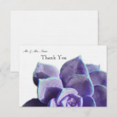 Merci succulent lilas (Devant / Derrière)