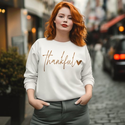 Merci Sweatshirt pour Femmes, Chemise Thanksgiving