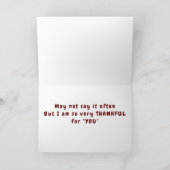 ***MERCI TANT POUR VOUS*** CARTE DE REMERCIEMENT D (Intérieur)