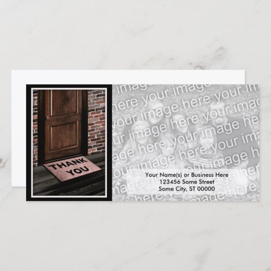 merci tapis de porte (Devant / Derrière)