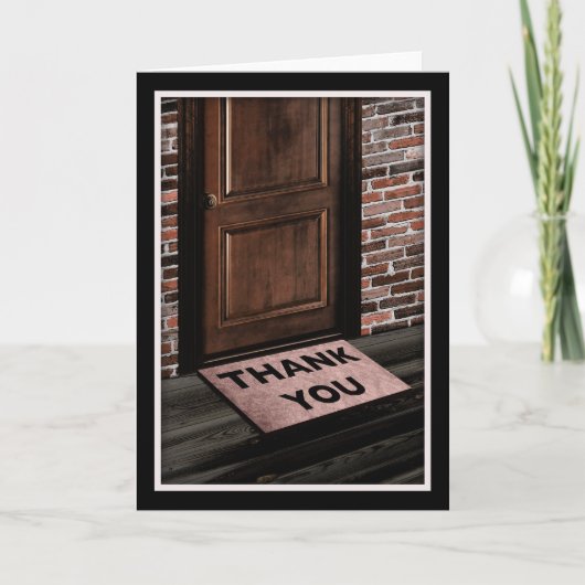 merci tapis de porte (Devant)