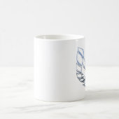 MERCI tasse de chrome - blanche (Centre)