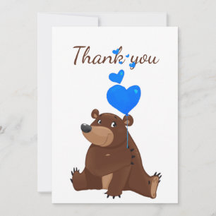 Merci Teddy Bear Balloons Caricature Animaux amusa