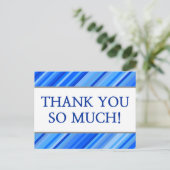 "MERCI TELLEMENT !" personnalisé Carte postale (Debout devant)