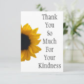 MERCI TELLEMENT POUR VOTRE Carte de remerciements (Debout devant)