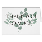 Merci tellement - verdure (Devant Horizontal)