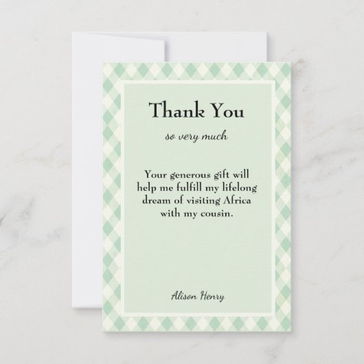 Merci Texte modifiable personnalisé Toute occasion (Devant)