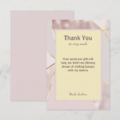 Merci Texte modifiable personnalisé Toute occasion (Devant / Derrière)