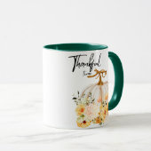 Merci, Thanksgiving Citrouille Mug (Devant droit)