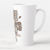 "Merci" Thanksgiving Latte Mug (Droite)