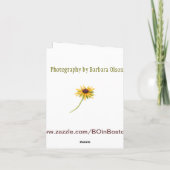 Merci tout simplement : Carte de remerciements (Dos)