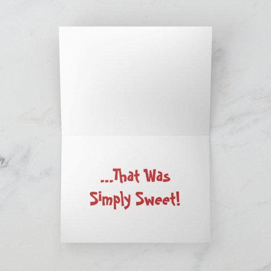 Merci tout simplement doux (Intérieur)