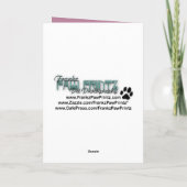 Merci - Tulipes roses - Boston Terrier (Dos)