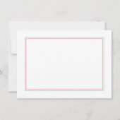 Merci turquoise de corail de baby shower floral (Dos)