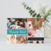 Merci turquoise Présentation de Photos de deuxième (Debout devant)