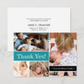 Merci turquoise Présentation de Photos de deuxième (Devant / Derrière)