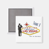 Merci U 4 venir à Las Vegas Magnet (Recto/Verso)
