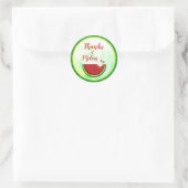 Merci un autocollant melon (Sac)